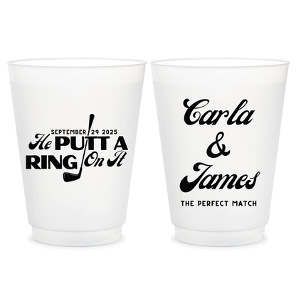 He Putt A Ring On It Frosted Cups (PPP 50)