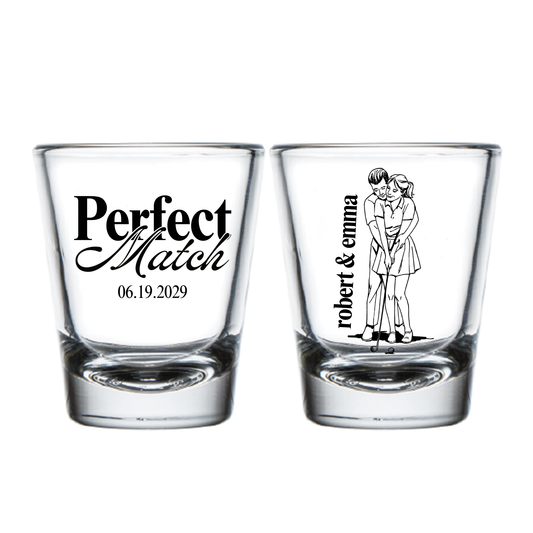 Perfect Match Golf Shot Glasses (PPP 51)