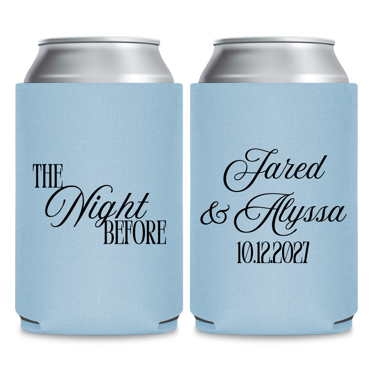 The Night Before Wedding Can Cooler Favors