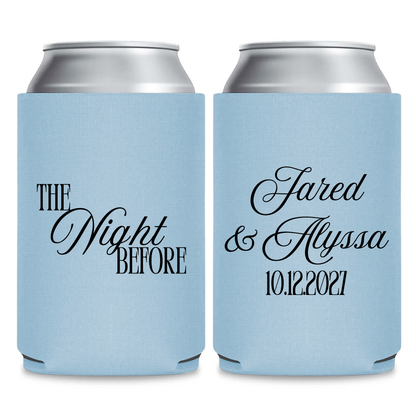 The Night Before Wedding Can Cooler Favors