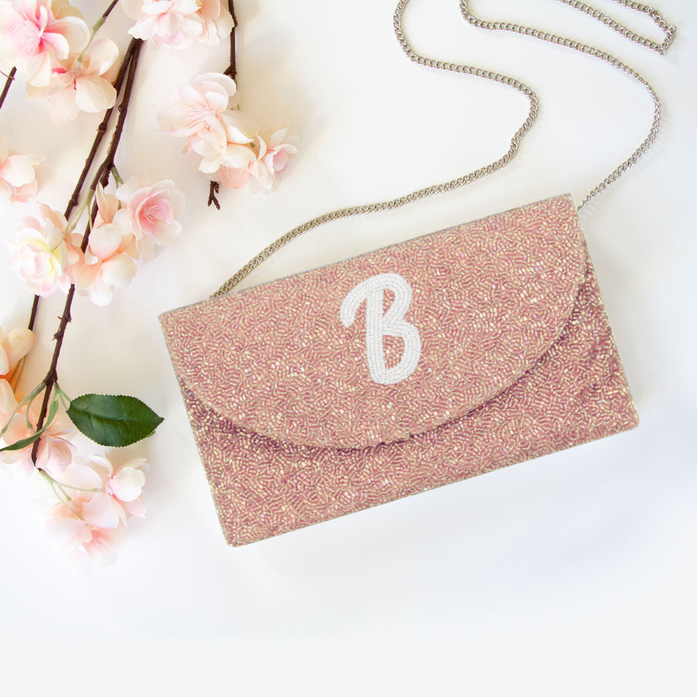 Personalized Pink Ombre Clutch Bag (LHFC)