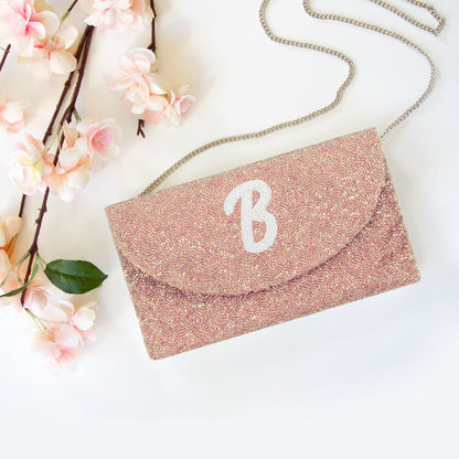 Personalized Pink Ombre Clutch Bag (LHFC)