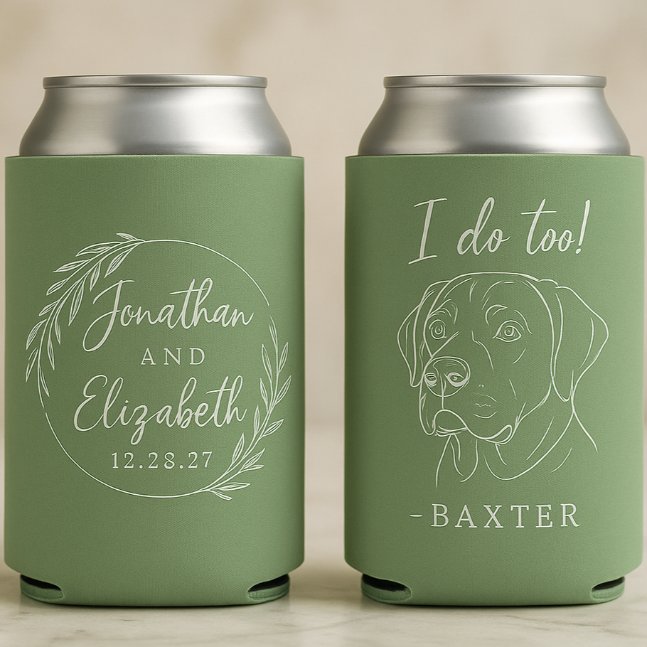 Pet Wedding Can Cooler (326)