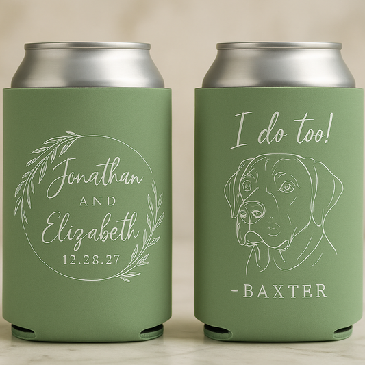Pet Wedding Can Cooler (326)