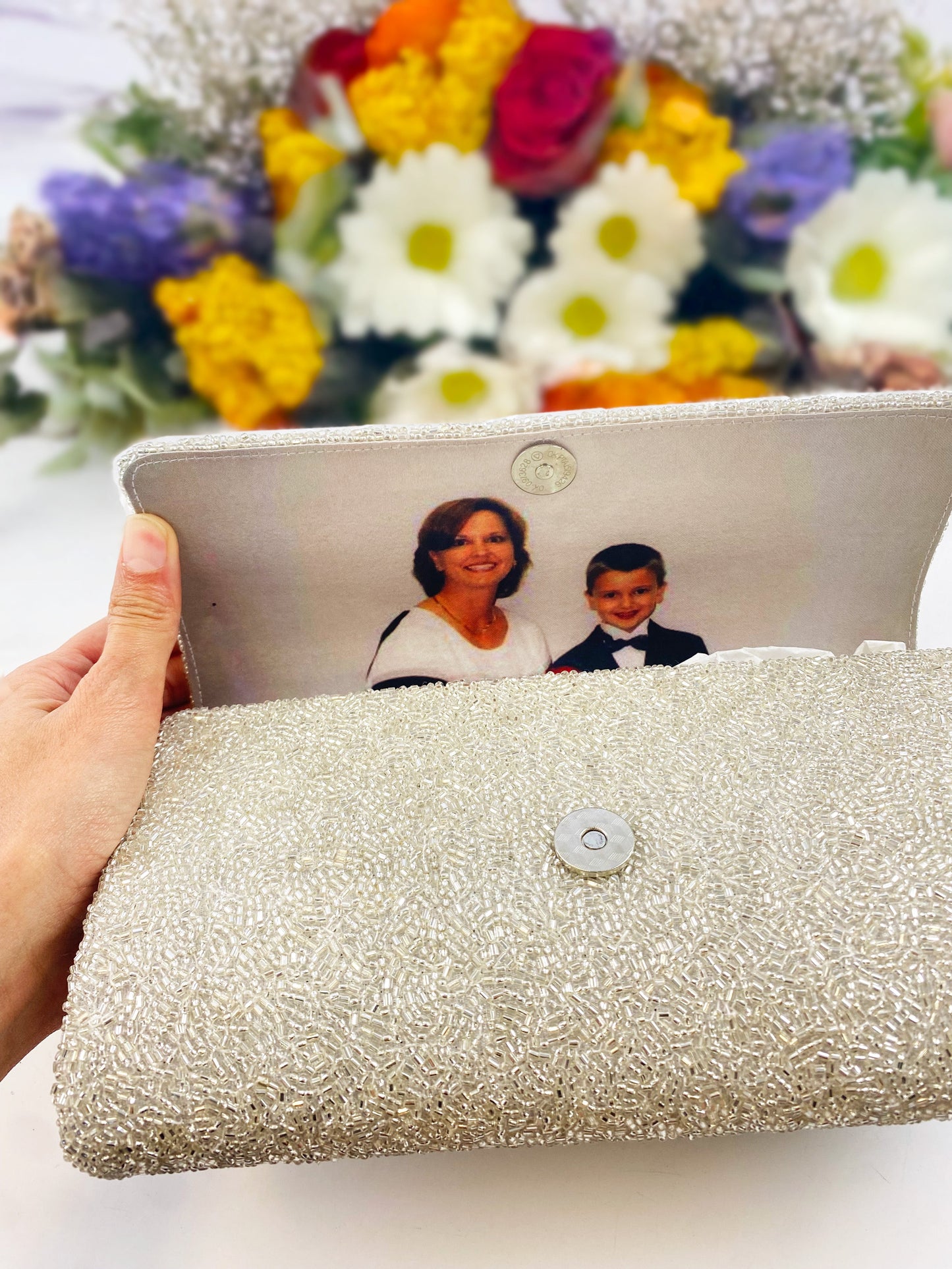 Personalized Mother In Law Clutch (FOG)