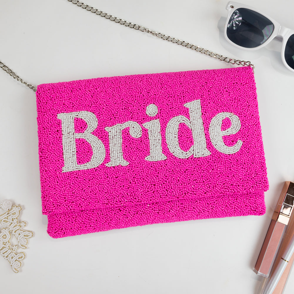 Personalized Pink Ombre Clutch Bag (LHFC)