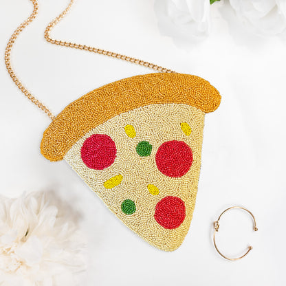 Pizza Clutch Bag