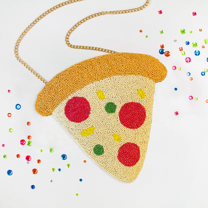 Pizza Clutch Bag