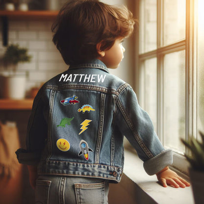 Patch Denim Jacket for Kids