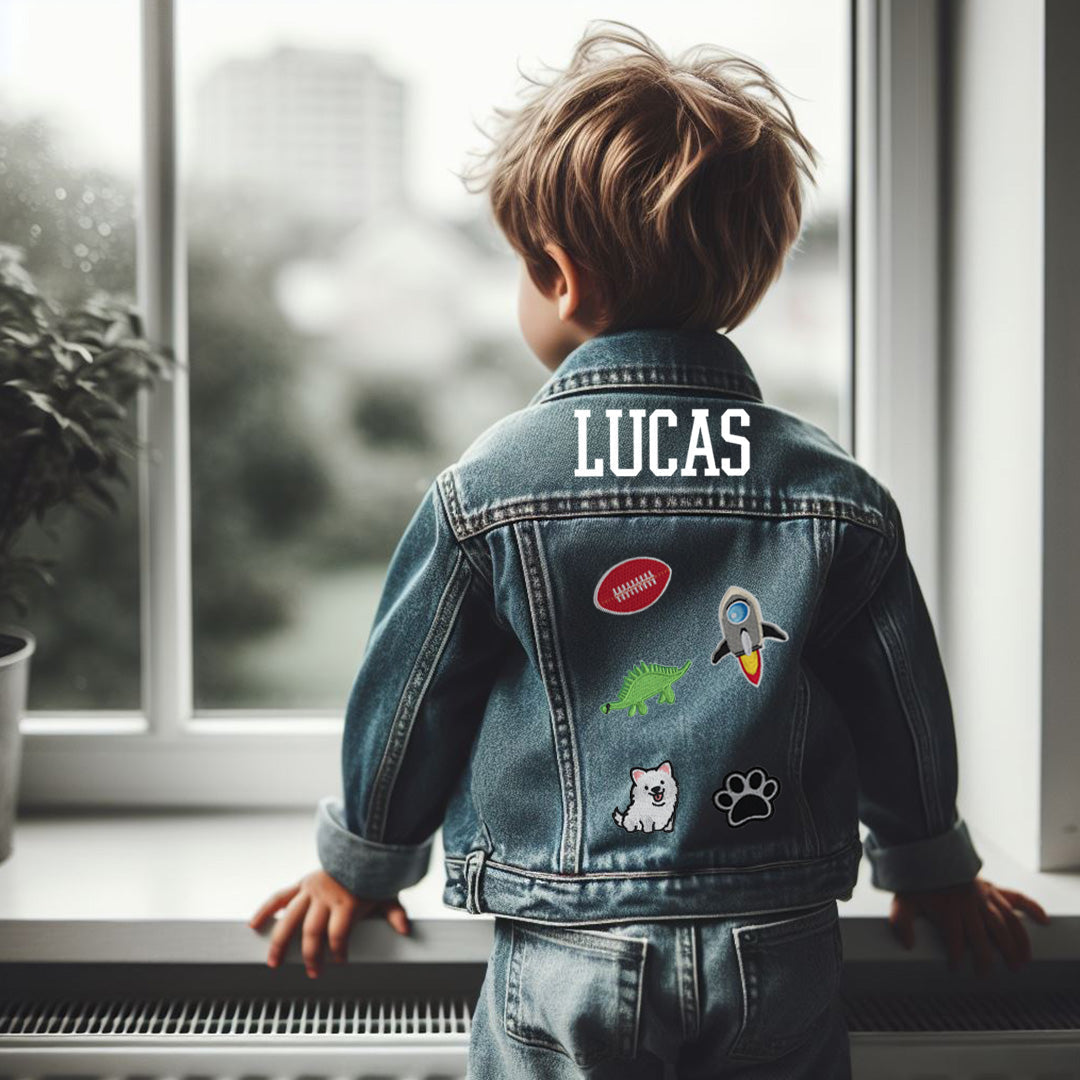 Patch Denim Jacket for Kids