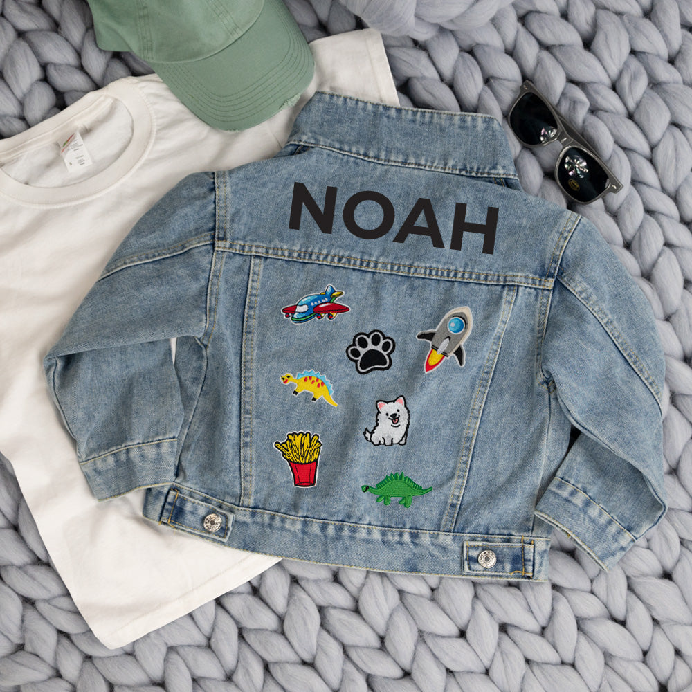 Patch Denim Jacket for Kids