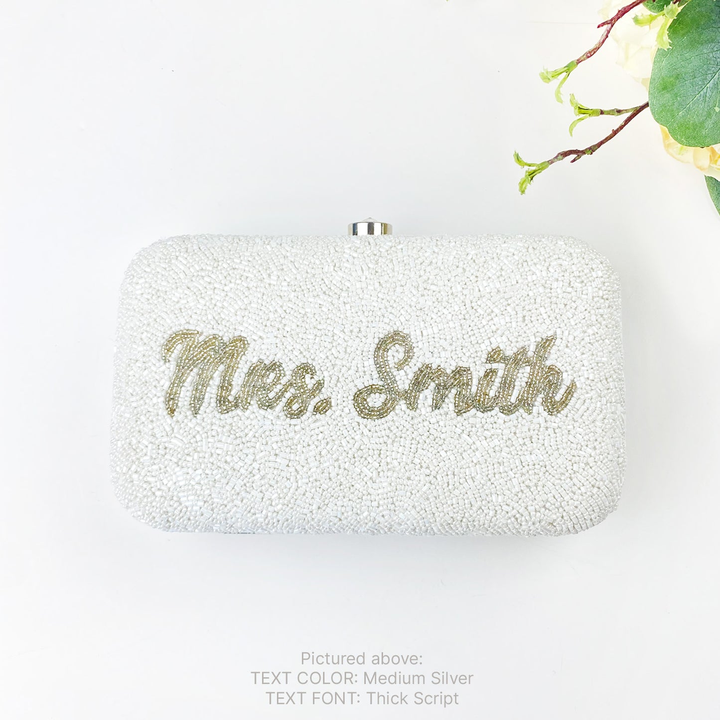 Custom Bridal Clutch