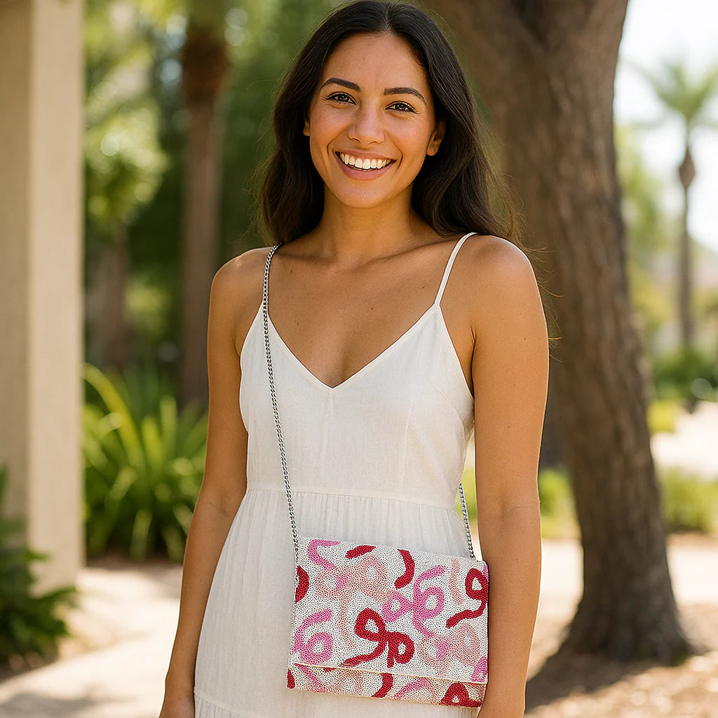 Bow Custom Clutch Bag