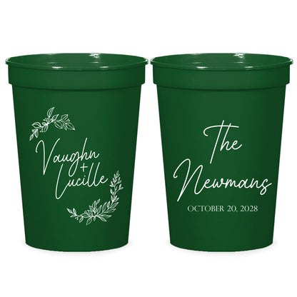 Personalized Stadium Cups as Wedding Gift (CS 372)