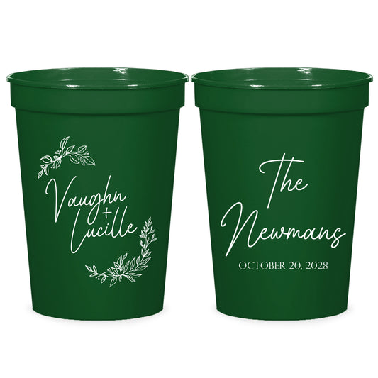 Personalized Stadium Cups as Wedding Gift (CS 372)