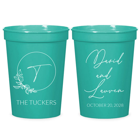 Custom Wedding Stadium Cups (144)