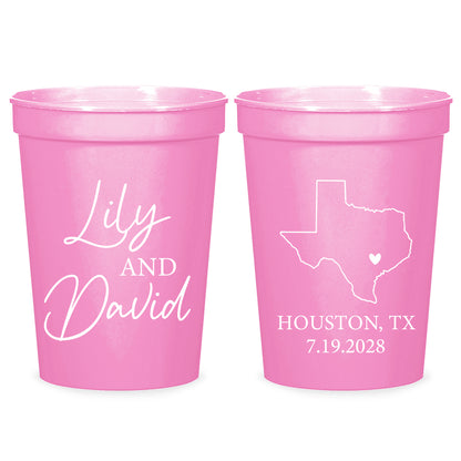 Custom State Stadium Cups (LP 80)