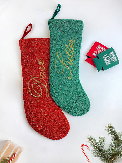 Handmade Luxury Custom Christmas Stocking