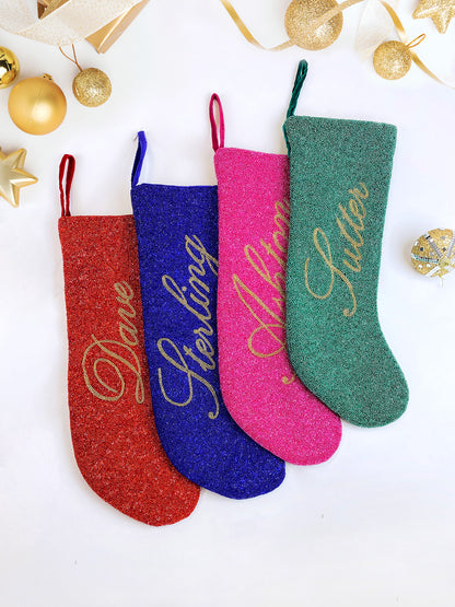 Handmade Luxury Custom Christmas Stocking