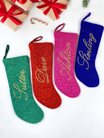 Handmade Luxury Custom Christmas Stocking