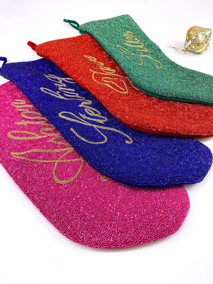 Handmade Luxury Custom Christmas Stocking