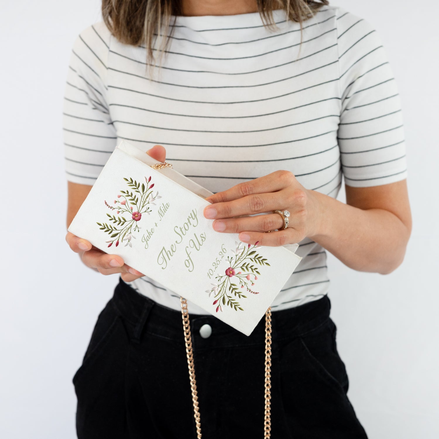 Embroidered Storybook Purse