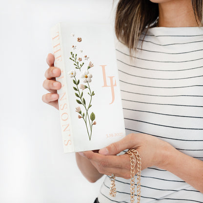 Personalized Embroidered Storybook Clutch