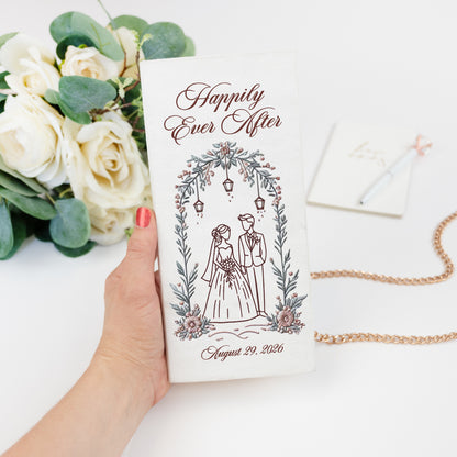 Happily Ever After Embroidered Storybook Purse