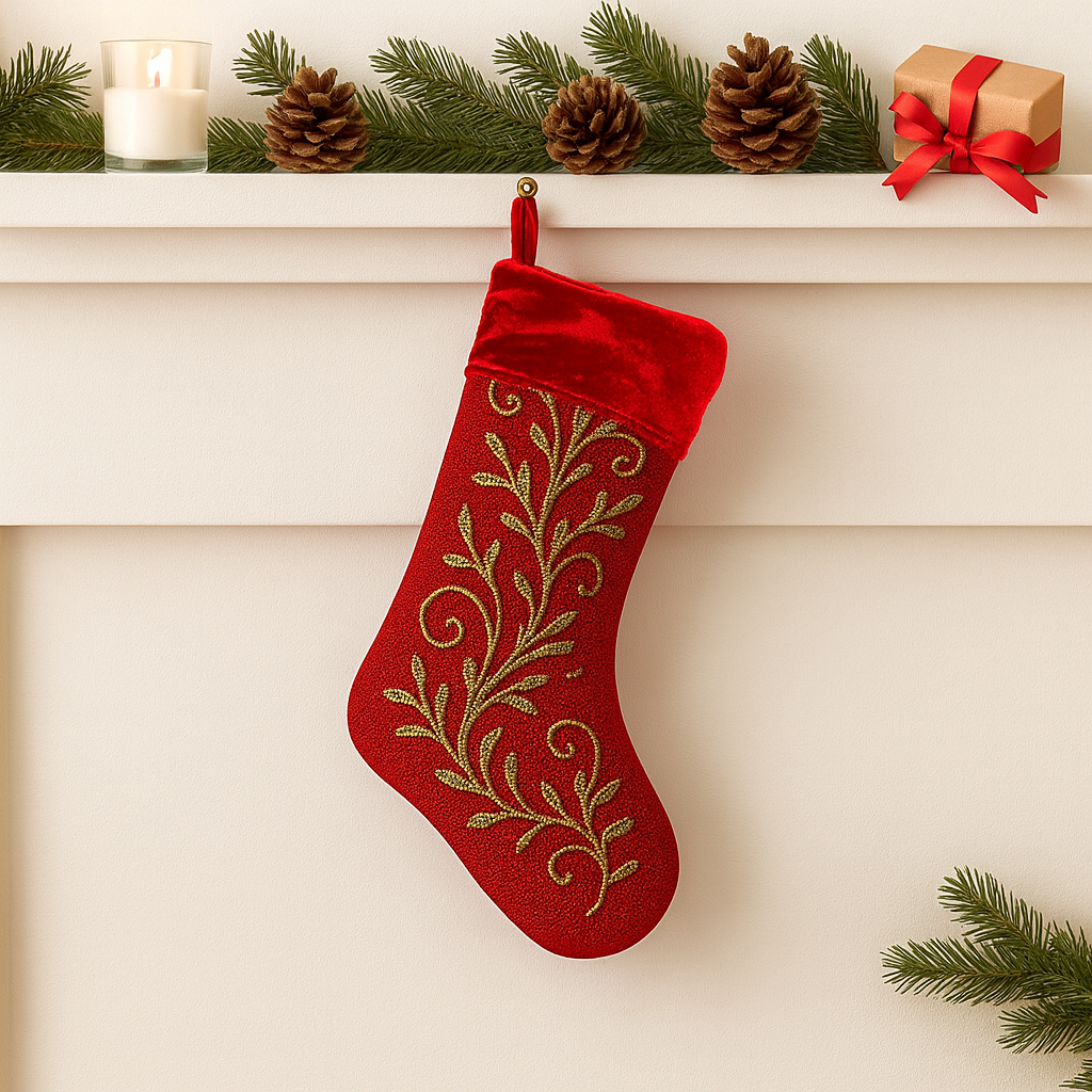 Personalized Beaded Stocking