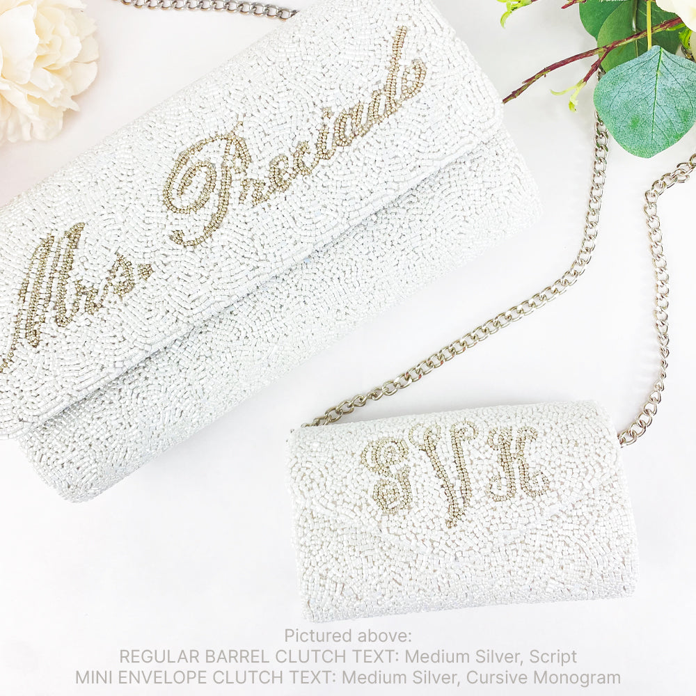 Tiny Beaded Envelope Clutch for Flower Girl - TIENV