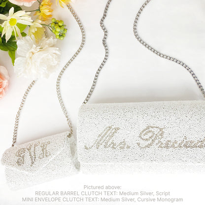 Tiny Beaded Envelope Clutch for Flower Girl - TIENV