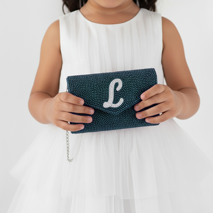 Tiny Beaded Envelope Clutch for Flower Girl - TIENV