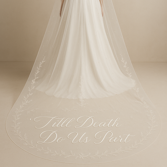 Personalized Bridal Veil