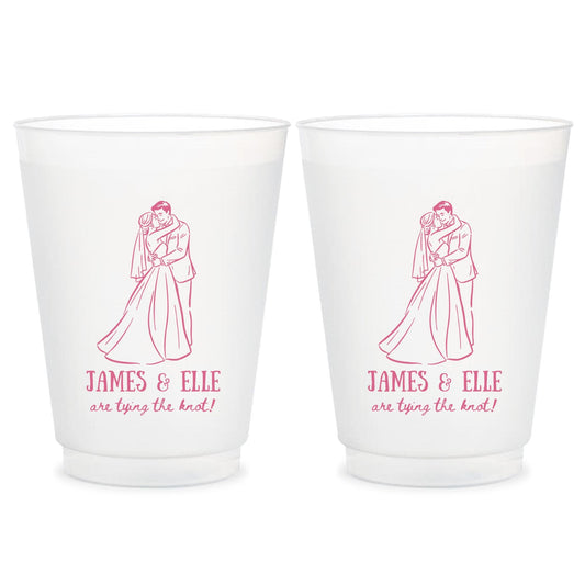 Custom Bridal Shower Frosted Cups (LP 355)