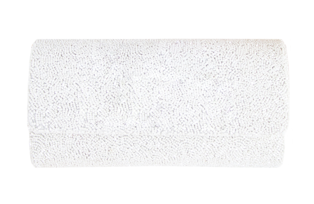 a close up of a white towel on a white background
