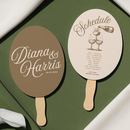 Custom Printed Wedding Fans (4)