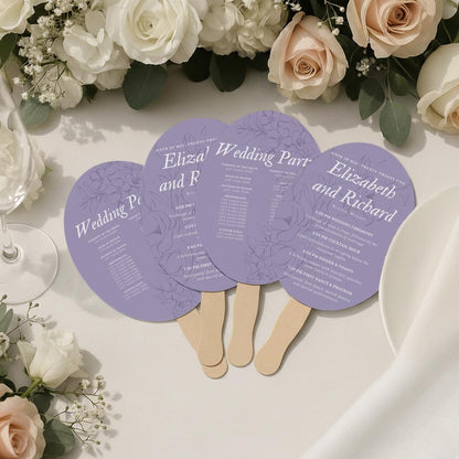 Custom Hand Fan Table Marker (6)