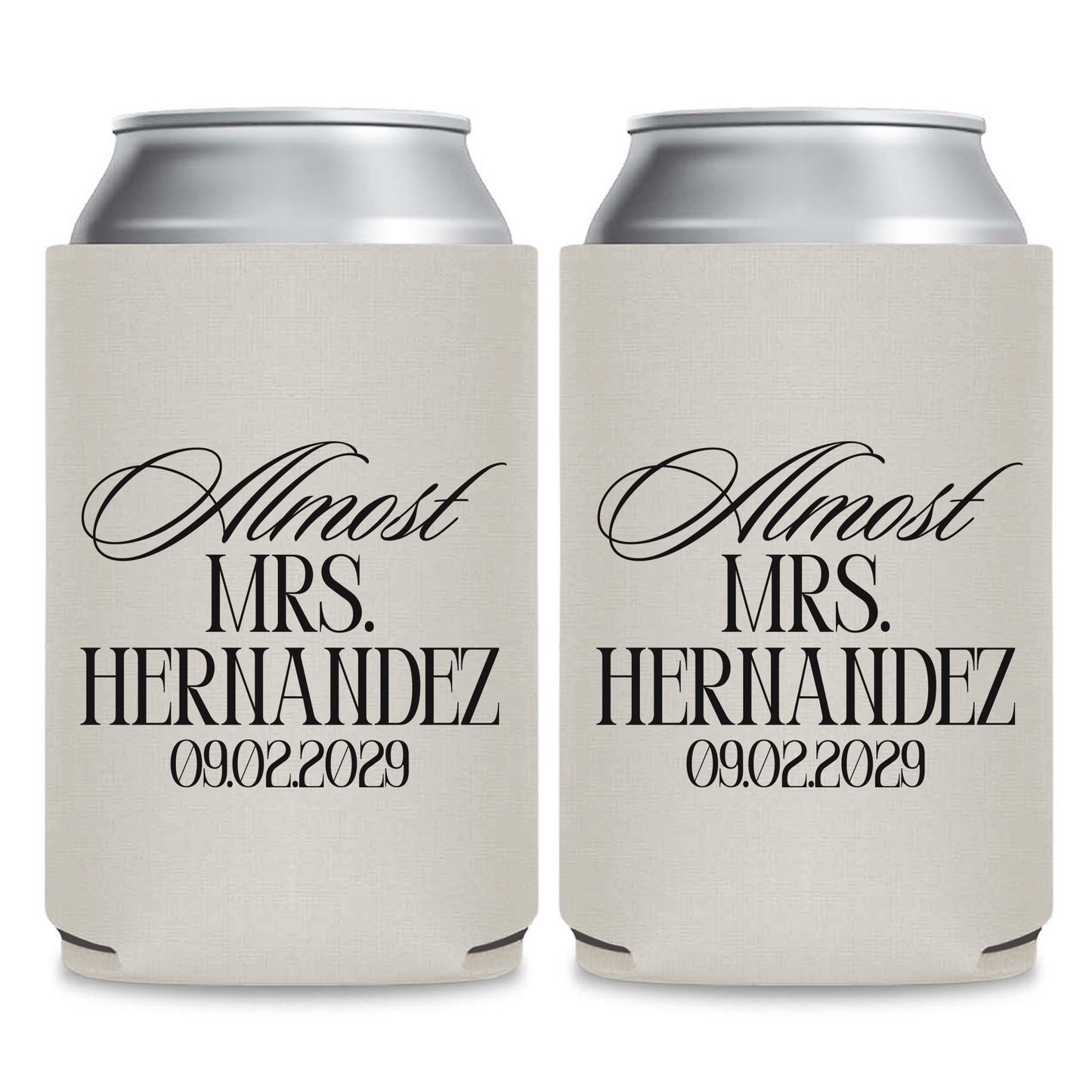 Personalized Bridal Can Cooler  (CS 668)