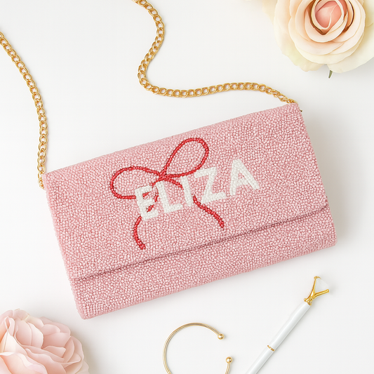 Side Bow Clutch Purse (FOG)