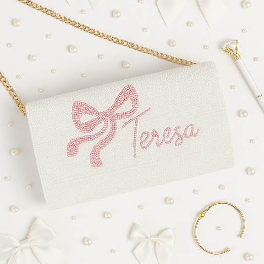 Big Bow Clutch Bag (FOG)