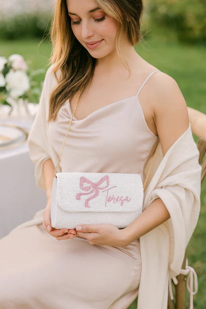 Bow Custom Clutch Bag