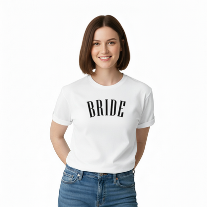 Team Bride Vogue Style Desert Pink Tee