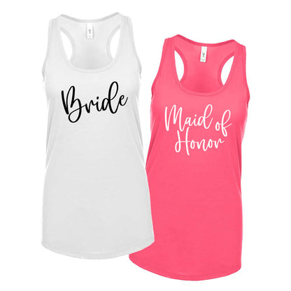 Bride, Bridesmaid, Maid of Honor