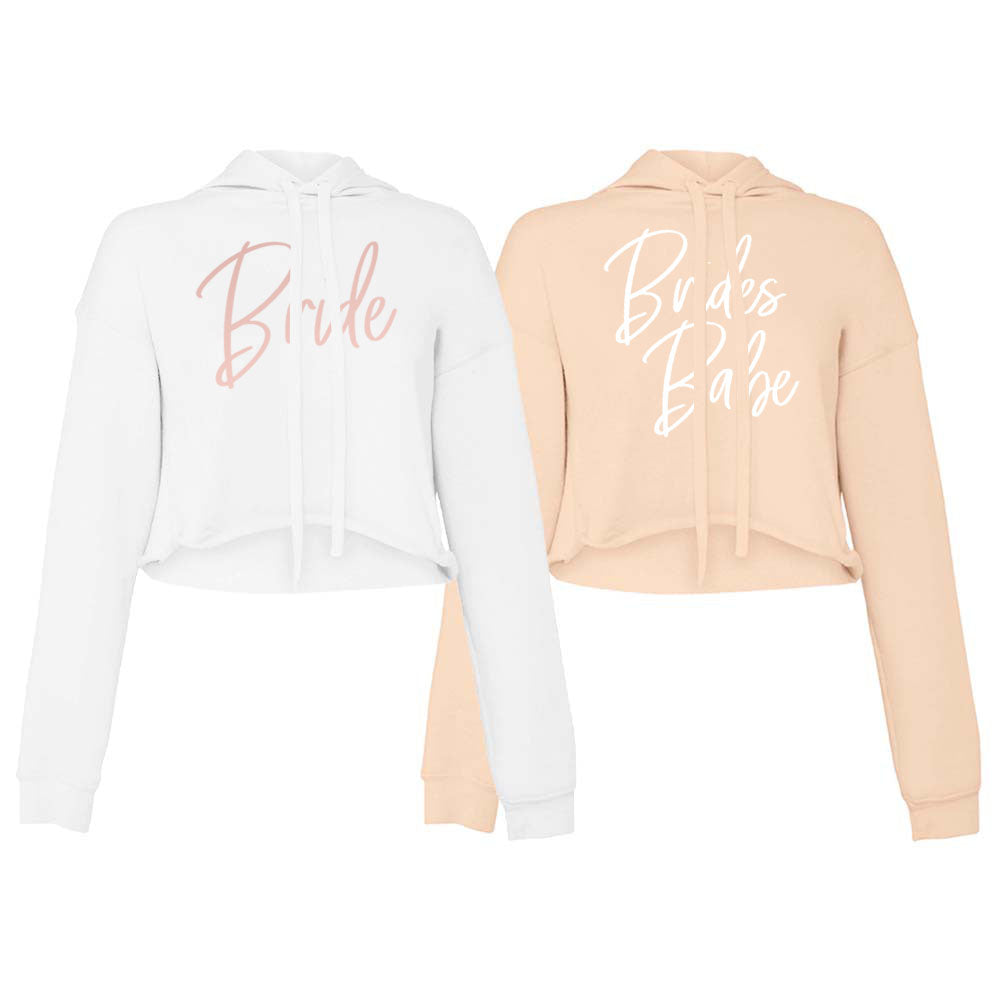 Bride, Maid of Honor, Bride Babe, Bride Tribe, Bridesmaid (Cursive)