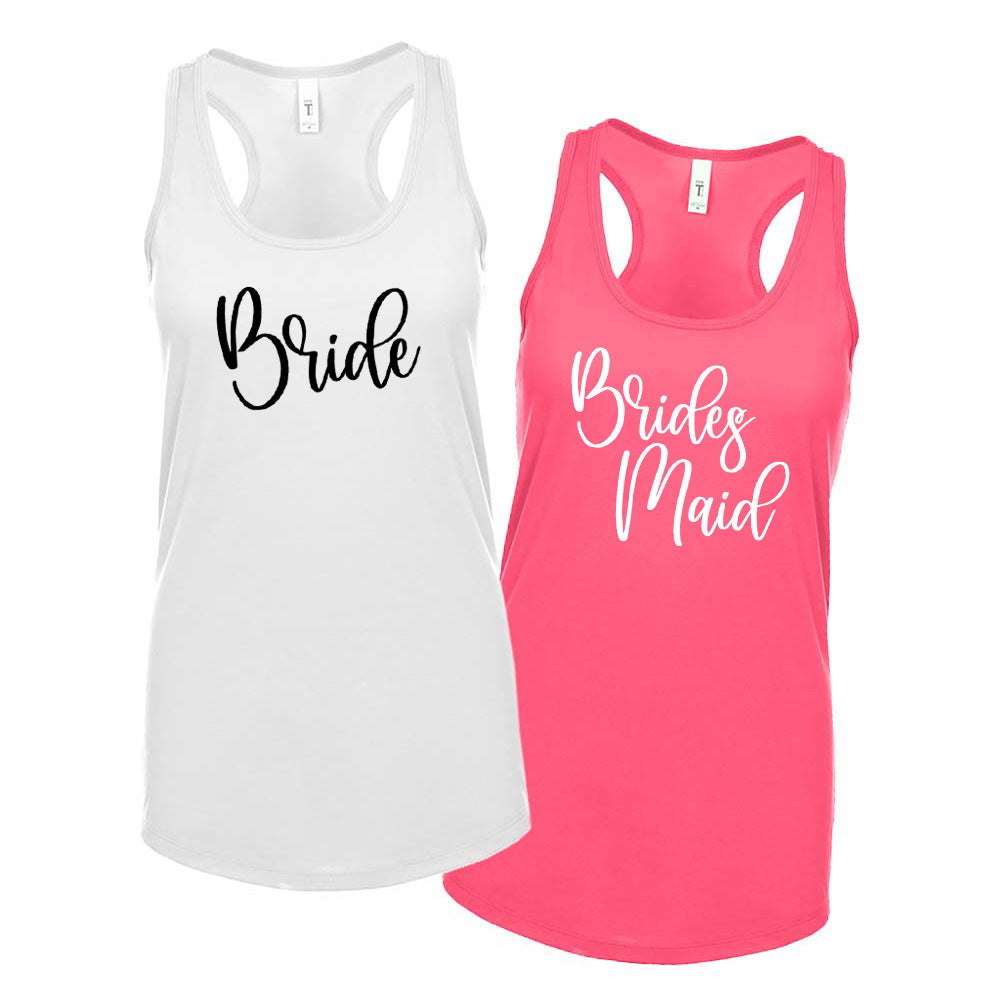 Bride, Bridesmaid, Bride Tribe, Maid of Honor Tank Tops