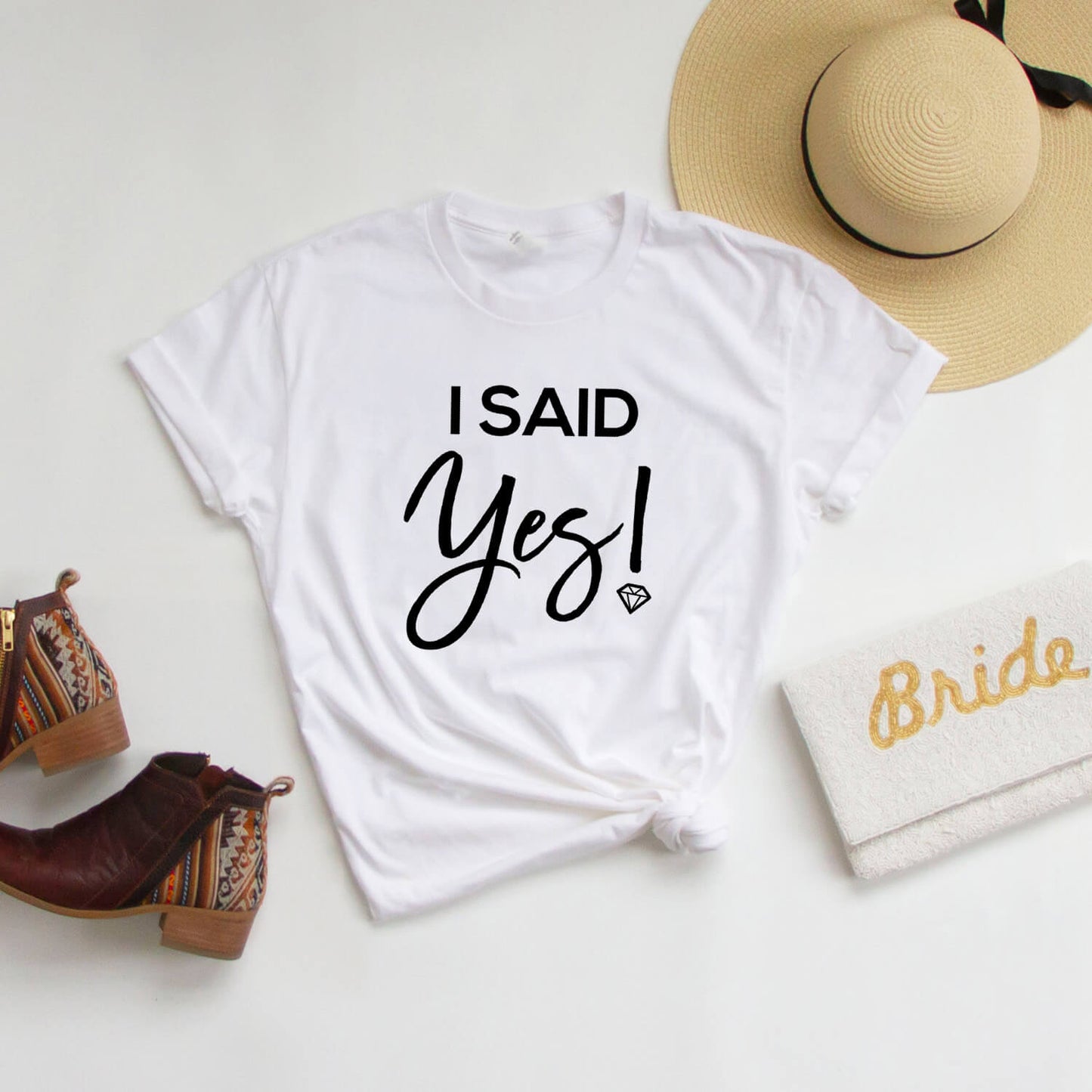 I Said Yes, Yes To Hawaii Bachelorette Party Tees