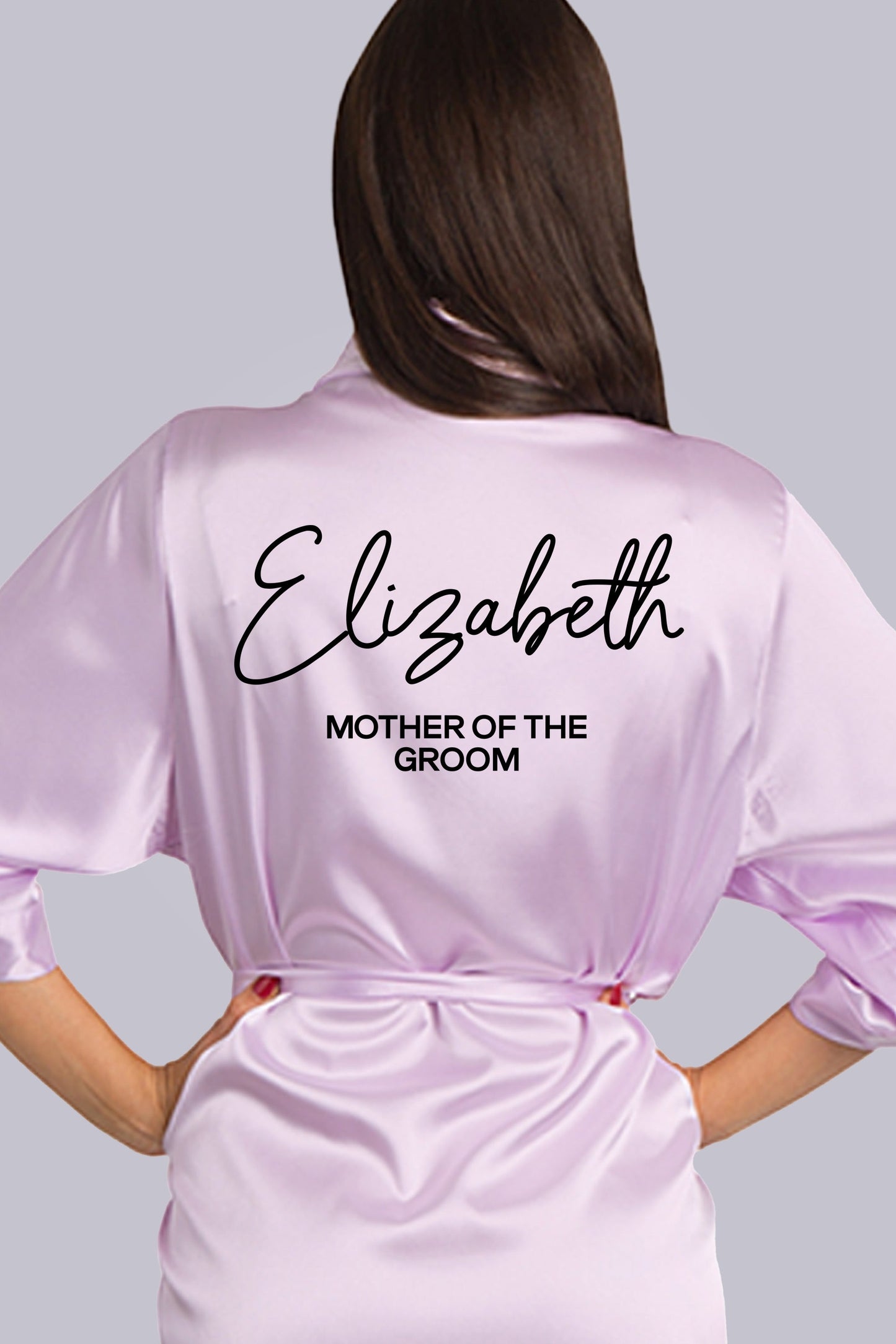 Bridal Templates - Custom Name Bridal Satin Robes