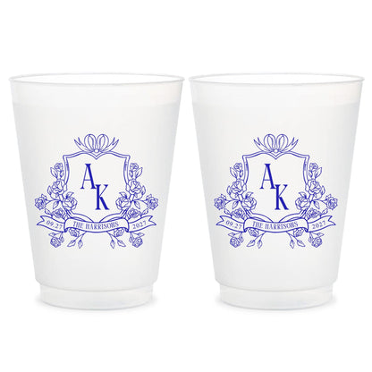 Personalized Wedding Frosted Cups (LP 356)