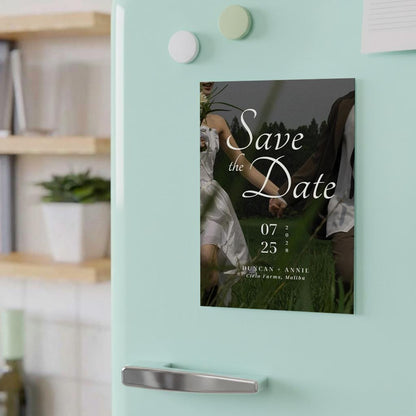 Custom Photo Wedding Magnet Favors