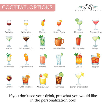 a picture of different types of cocktails